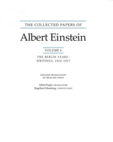 The collected papers of albert einstein, volume 6 (english)