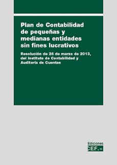 Plan de contabilidad de pequeÑas y medianas entidades sin fines l ucrativos