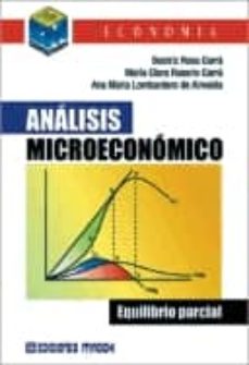 Analisis microeconomico. equilibrio parcial