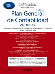 Plan general de contabilidad anotado: modificado (7ª ed.)