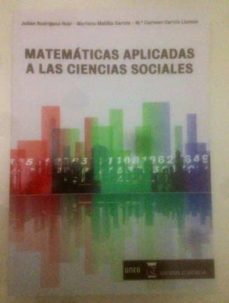 Matematicas aplicadas a las ciencias sociales (uned)