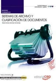 Sistemas de archivos y clasificacion de documentos. certificados de profesionalidad