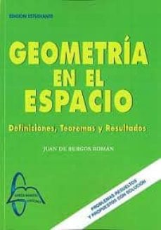 Geometria en el espacio: definiciones, teoremas, resultados