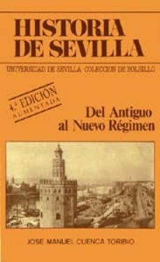 Del antiguo al nuevo regimen: sevilla en el siglo xix (4ª ed.)