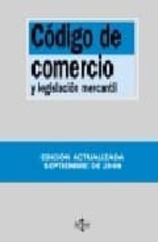 Codigo de comercio y legislacion mercantil (25ª ed.)