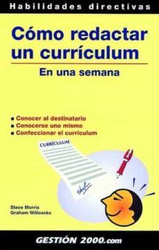 Como redactar un curriculum en una semana