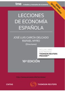 Civitas: lecciones de economÍa espaÑola 16ª edicion