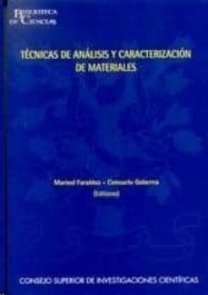 Tecnicas de analisis y caracterizacion de materiales