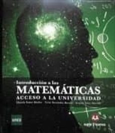 Introduccion a las matematicas acceso a la universidad