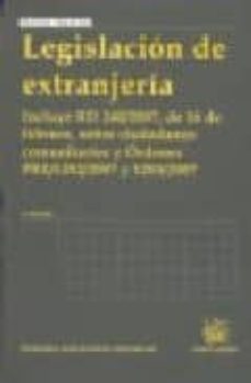 Legislacion de extranjeria (3ª ed.)