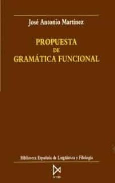 Propuesta de gramatica funcional