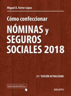 CÓmo confeccionar nÓminas y seguros sociales 2018