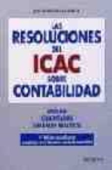 Las resoluciones del icac sobre contabilidad