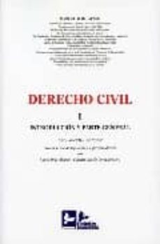 Derecho civil i: introduccion y parte general